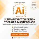 Premium 'Ai' Access + Ultimate Vector Design Bundle & Masterclass