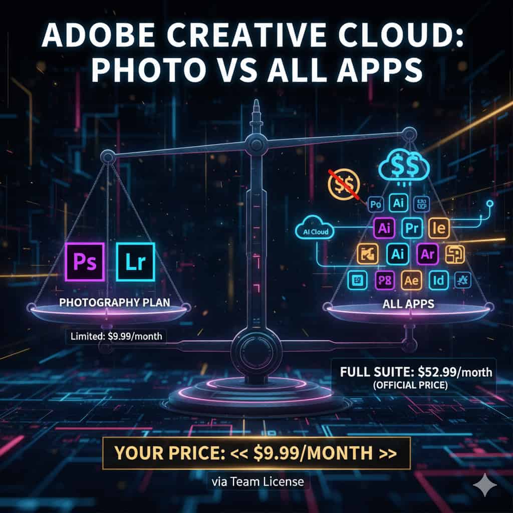 Adobe Photography Plan vs. All Apps: Which Should You Buy in 2026?