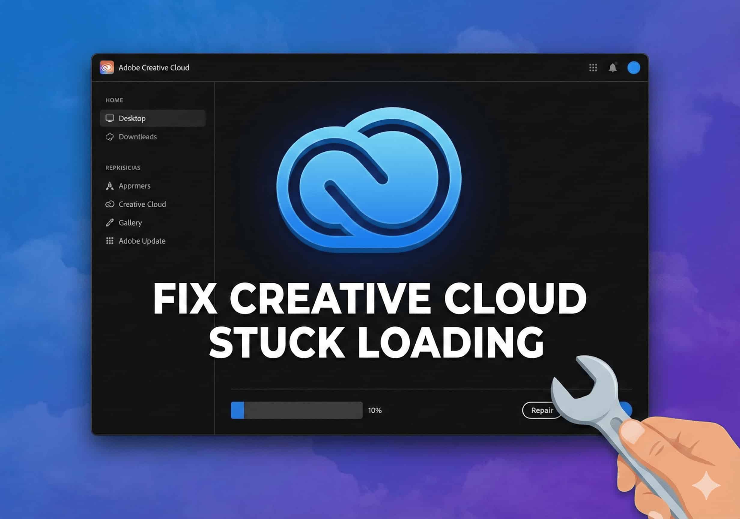 How to Fix Adobe Creative Cloud Stuck on Spinning Wheel / Endless Loading (2026 Updated)
