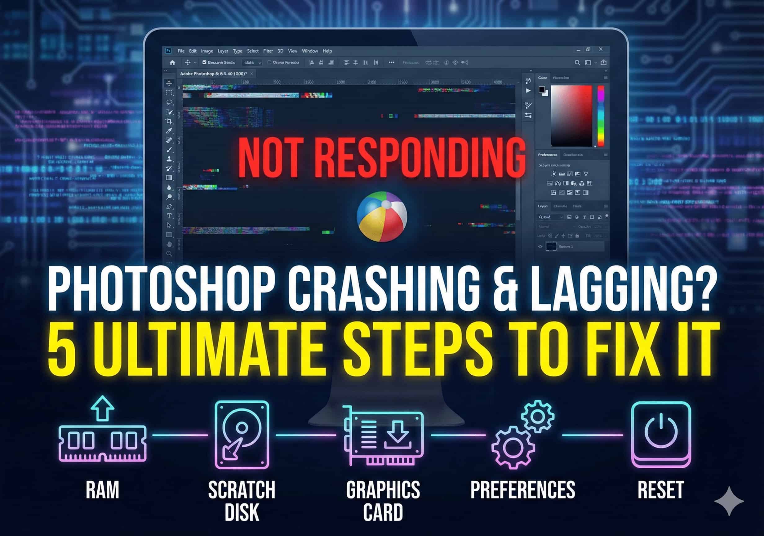 How to Fix Photoshop Crashing and Lagging: 5 Ultimate Steps (2026 Updated)