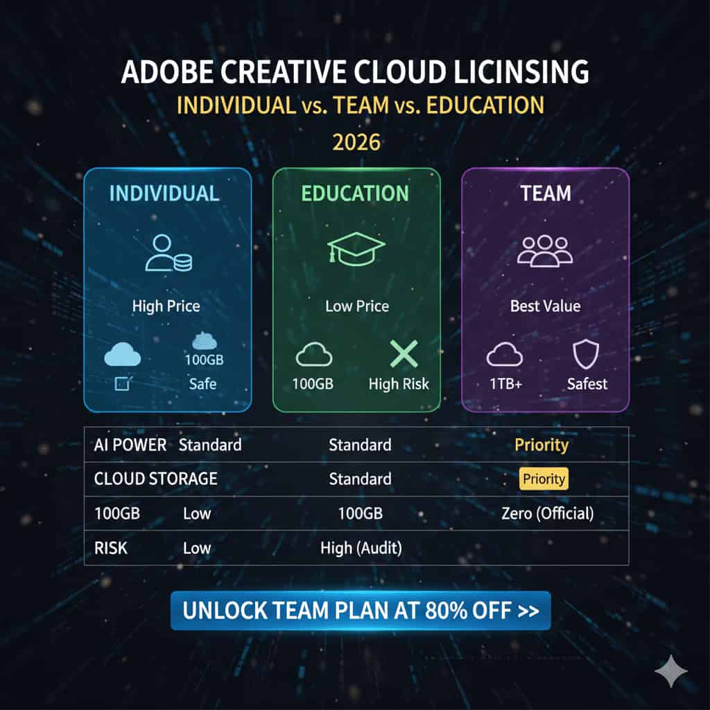 Adobe Individual, Team, vs. Education: The Ultimate Guide to Licensing